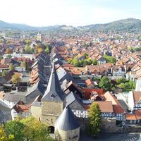 Luftbild der Stadt Goslar