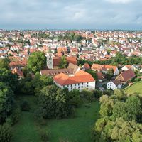 Luftbild von Denkendorf