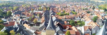 Luftbild der Stadt Goslar